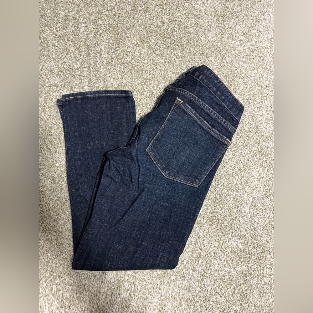 J. Crew Women's Straight Leg Jeans in Deep Indigo